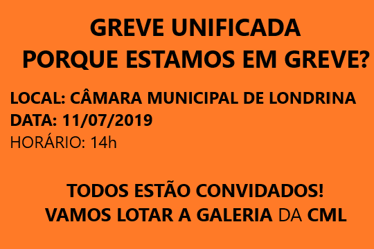 SERVIDORES DO ESTADO FALAM SOBRE OS MOTIVOS DA GREVE PARA VEREADORES